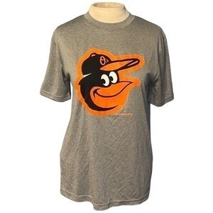 Team Athletics Short Sleeve Orioles Shirt Size Large Orange & Gray